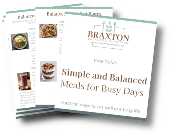 Thumbnail preview of the Simple Meal Guide PDF